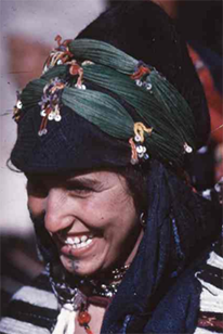 Femme portant des bijoux, Ait Atta circa 1960