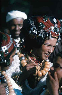Femme portant des bijoux, Ait Atta circa 1960